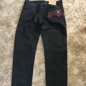 Gucci Panther-appliqué Slim Fit Jeans